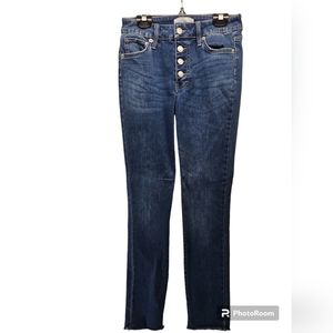 Popsugar Button Fly Jeans